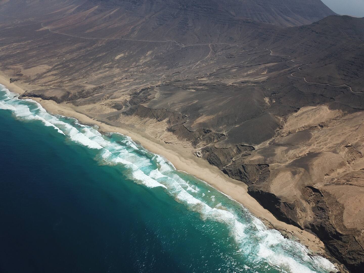 The rugged west coast at Cofete